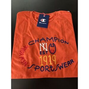 champions t shirt. Orange. Sz. Small